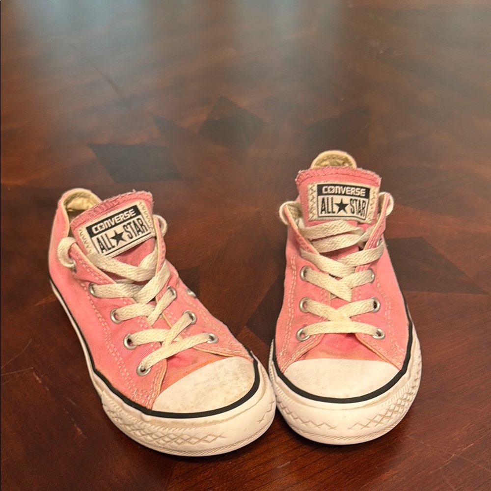 Converse Pink Canvas Sneakers